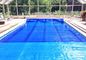 500um Mavi Yüzme Havuzu Güneş Örtüsü Yer Üstü Özel Güneş Havuzu Örtüsü İçin Isıtma Battaniyesi